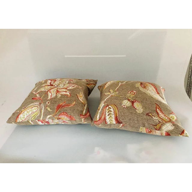 2010s Contemporary Costume Made Pillows S/2 For Sale - Image 5 of 5