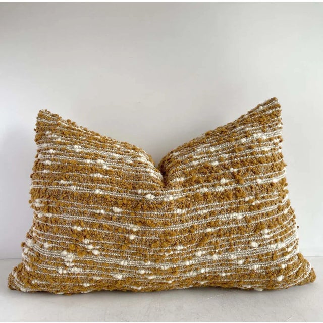 Bloom Home Inc Belgian Linen and Wool Pillow Woven in Belgium using traditional weaving techniques, Bloom Home Kim is a...