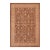 Art Nouveau Brown/Green Wool Rug - 6'1'' X 9'4'' For Sale