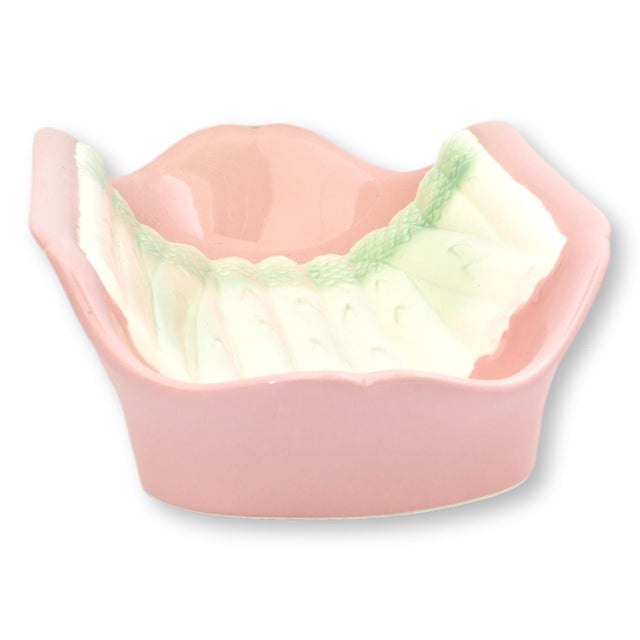 French Mid 20th Century Pastel French Majolica Asparagus Cradle For Sale - Image 3 of 3
