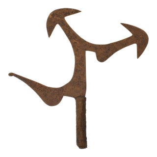 Early 20th Century Ngombe Throwing Knife Currency For Sale