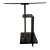 Late 20th Century Marble and Steel Side Table For Sale