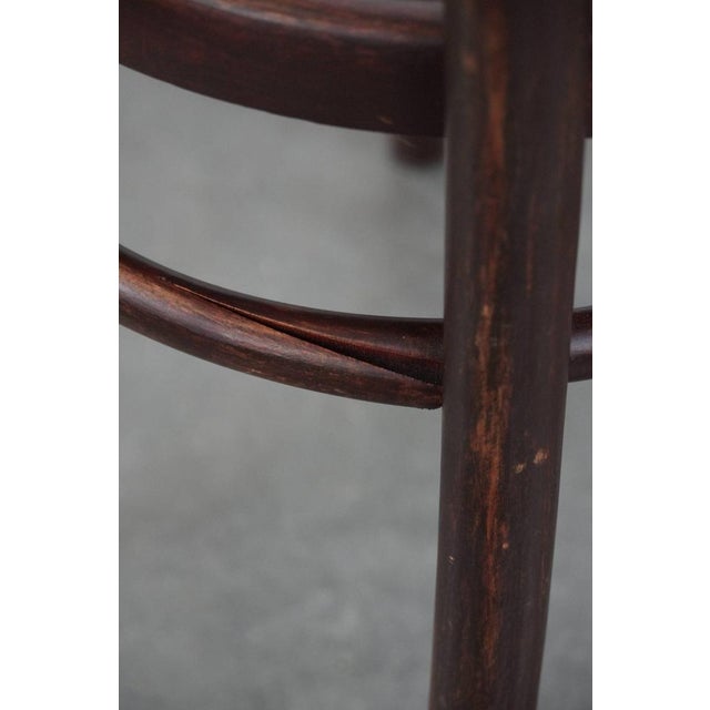 Vintage Wooden Cosmos Bistro Chair with Carvings For Sale - Image 11 of 13