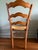 1990s Pair of Ladder Back Straw Seat Chairs For Sale - Image 9 of 11