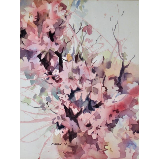 This artwork "Flowers Bouquet" c.1950 is a watercolor on paper by noted British/Canadian artist Lawrence Arthur Colley...