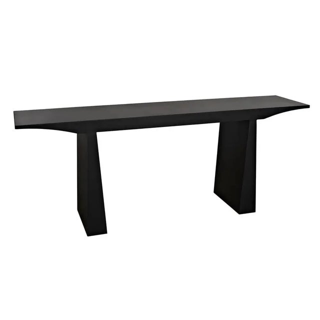 Mid-Century Modern NOIR Truss Console, Black Metal For Sale - Image 3 of 6