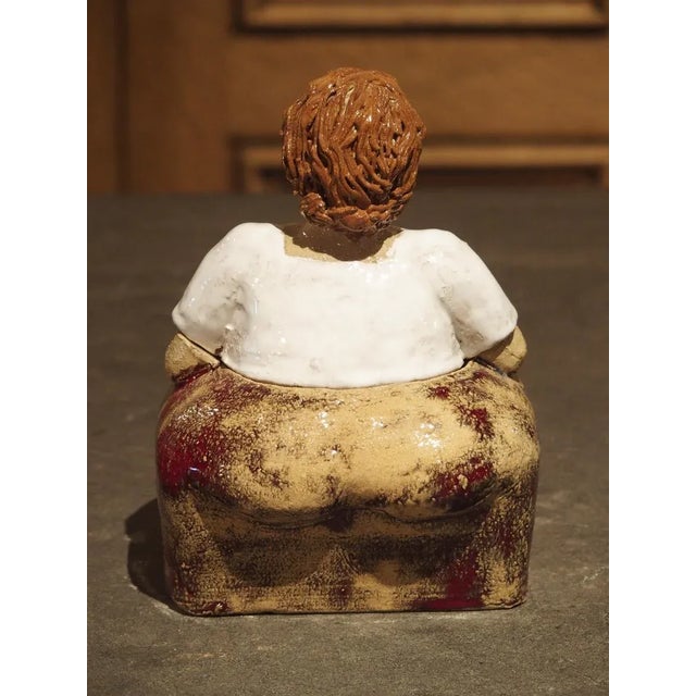 Painted French Tea Leaf Holder From Provence For Sale - Image 9 of 11