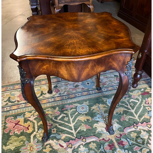 Brown Theodore Alexander End Table For Sale - Image 8 of 10