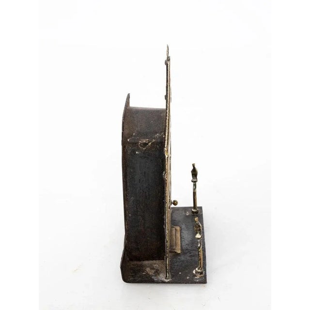 Early 20th Century Antique Brass House Coin Bank For Sale - Image 5 of 7