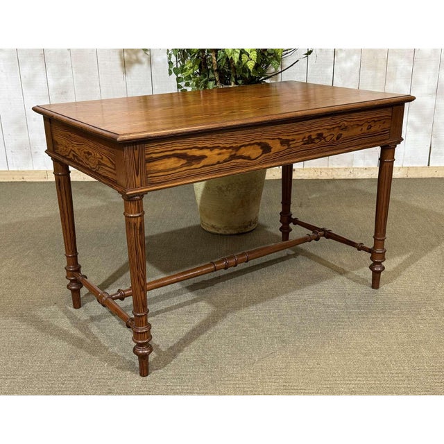 Pitch Pine Desk, Early 20th Century For Sale - Image 9 of 15