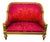 20th Century Louis XVI Style Bench in Gilded Wood For Sale