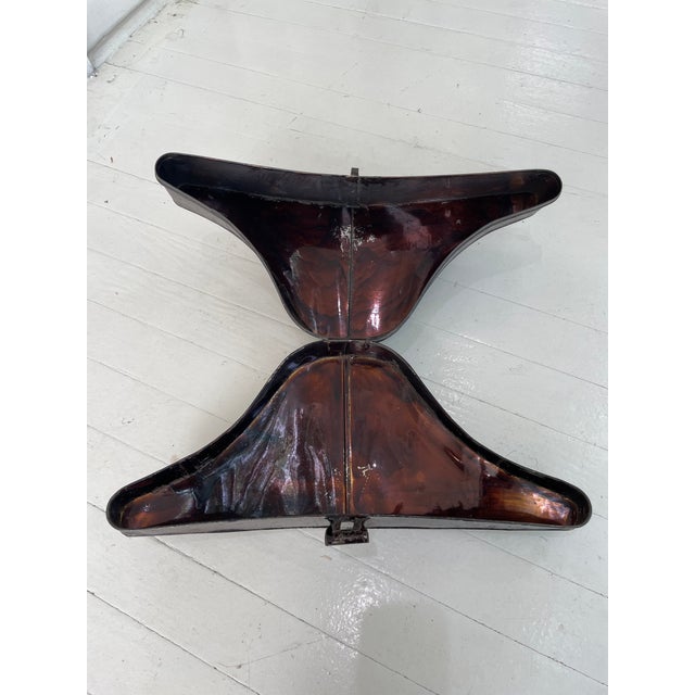 A 19c. Tole Peinte Bicorn Hat Case For Sale - Image 4 of 6