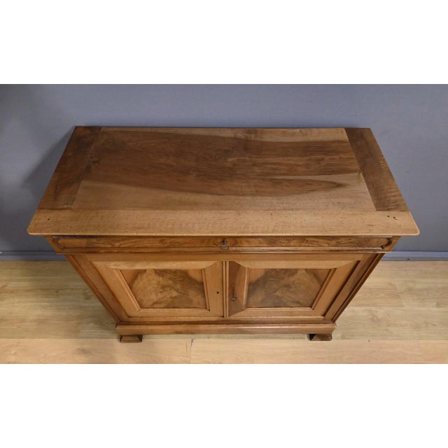 Louis-Philippe Style Walnut Sideboard, 1900s For Sale - Image 5 of 18