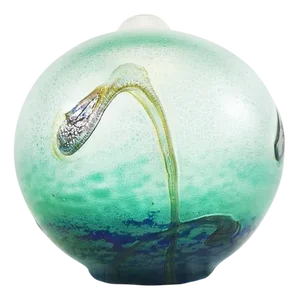 Blown Glass Ball Vase by Jean Claude Novaro