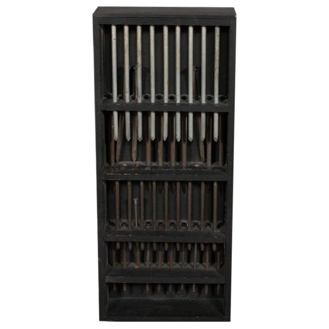 Untitled- Metal and Painted Wood Construction, in the Style of Louise Nevelson For Sale