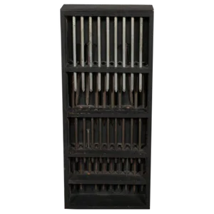 Untitled- Metal and Painted Wood Construction, in the Style of Louise Nevelson