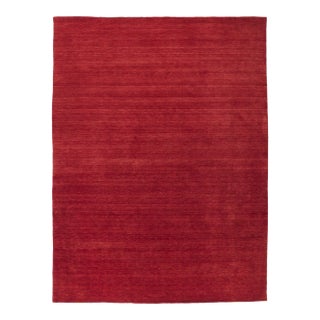 Red Modern Style Area Rug - 09'07 X 12'10 For Sale