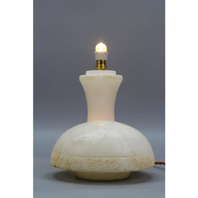 Mid-Century Modern Alabaster Mushroom Lamp, Italy, 1950s For Sale - Image 11 of 18