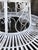Circular White Steel Tree Bench Garden Seat For Sale - Image 11 of 12