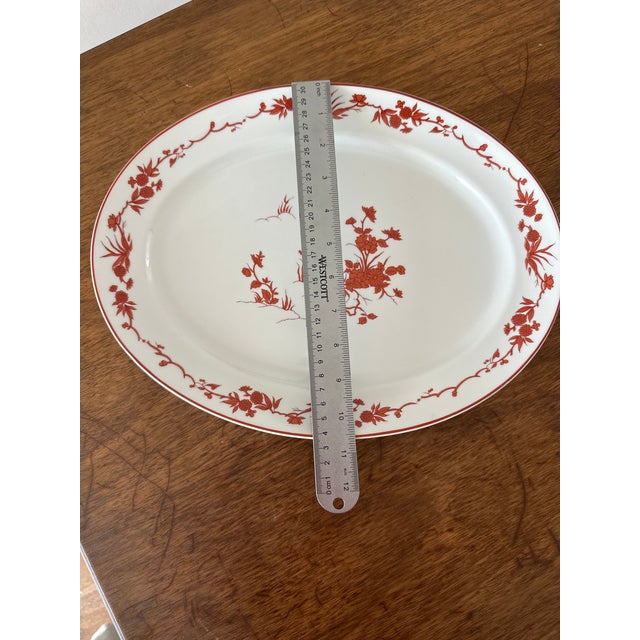 Mottahedeh Red Goa Large Platter For Sale In Louisville - Image 6 of 7