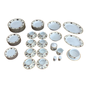 1980s African Big 5, 8 Place Setting Dinner Ware With Extras - 57 pcs