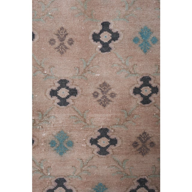 1960s Vintage Turkish Extra-Long Hallway Runner 1'10'' X 19'2'' For Sale - Image 6 of 10