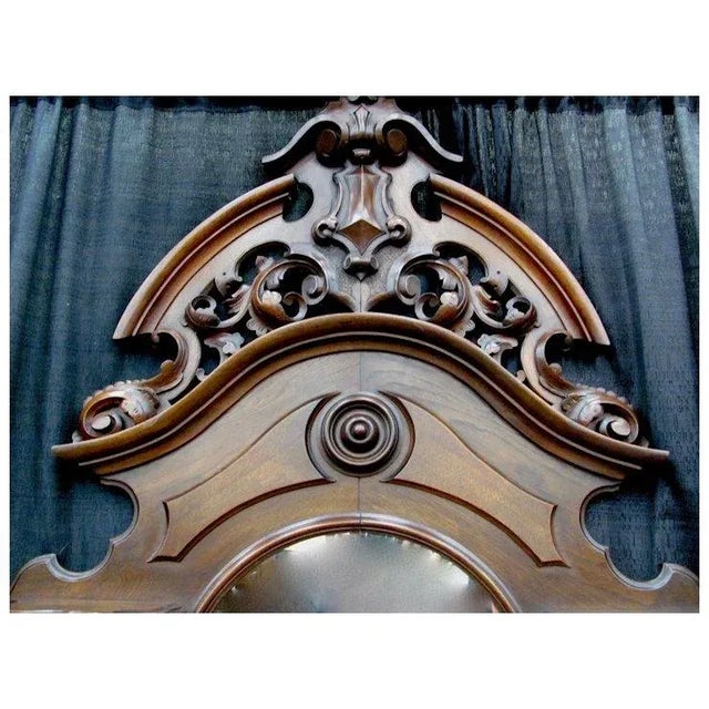 Victorian Walnut Victorian Eterge For Sale - Image 3 of 6