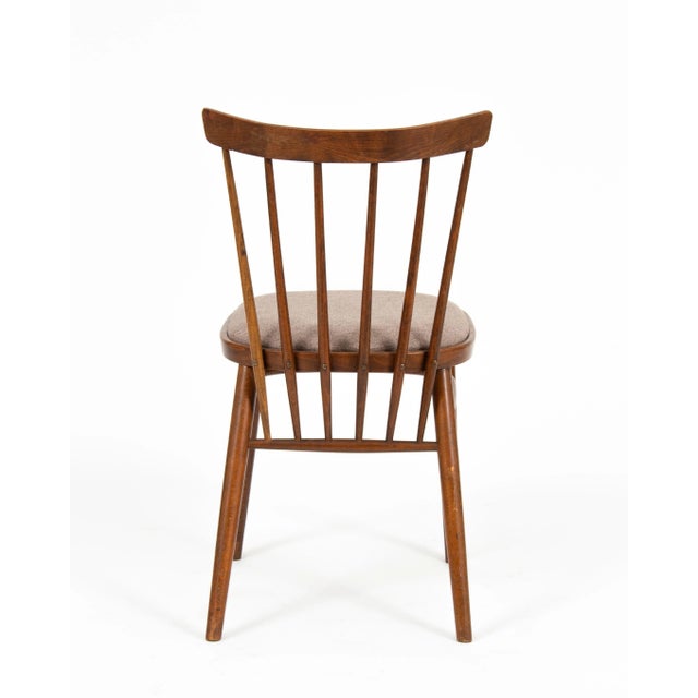 Brown Czechoslovakian Chairs by Antonín Šuman for Tatra, 1960s, Set of 4 For Sale - Image 8 of 10
