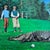 Geiler Gonzalez Golf Painting on Canvas, "Game Over" For Sale