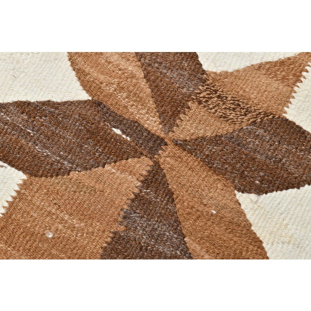 Textile Kilim Beige Runner Rug For Sale - Image 7 of 17