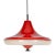 Space Age Red 05652/01 Pendant Lamp from Massive, 1970s For Sale - Image 6 of 8