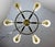 Finnish Brass Chandelier with Polyester Shades and Glass Diffusers, 1950s For Sale - Image 14 of 18
