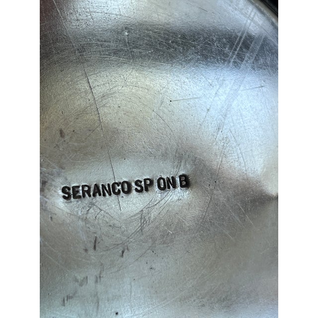 Silver Plated Seranco Ice Bucket With Handle For Sale - Image 4 of 7