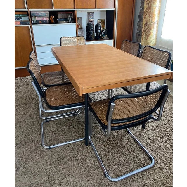 Dining Table by Gérard Guermonprez for Magnani, 1960s For Sale - Image 6 of 7