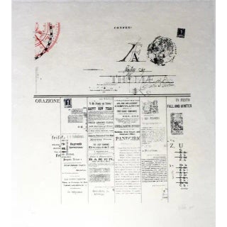 William Dole American, 1917–1983 Orazione Print by William Dole, 1971 For Sale