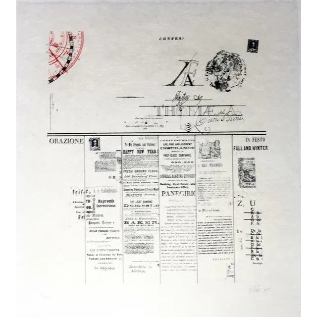 William Dole American, 1917–1983 Orazione Print by William Dole, 1971 For Sale