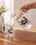 Wood Neo Deco Barware 8 Glasses Pitcher Set Gazelle Supper Club Bar Cart Drinkware For Sale - Image 7 of 15