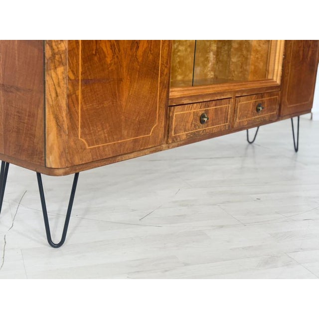 Vintage Highboard or Display Cabinet For Sale - Image 5 of 11