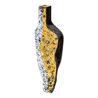 Fragment Ochre II Sculptural Vase by Donatas Zukauskas For Sale