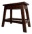 Vintage English Carved Joined Oak Stool, 1941 For Sale