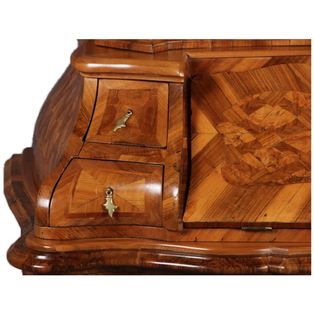 Baroque Museum Secretary Mainz in Walnut, 1750s For Sale - Image 18 of 18