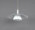 Modern Danish Hanging Lamp in Metal with Milk Glass, 1980s For Sale - Image 3 of 8