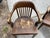 Farmhouse Antique Walnut Court Lawyers Desk Chairs Need Restoring Good Bones For Sale - Image 3 of 12