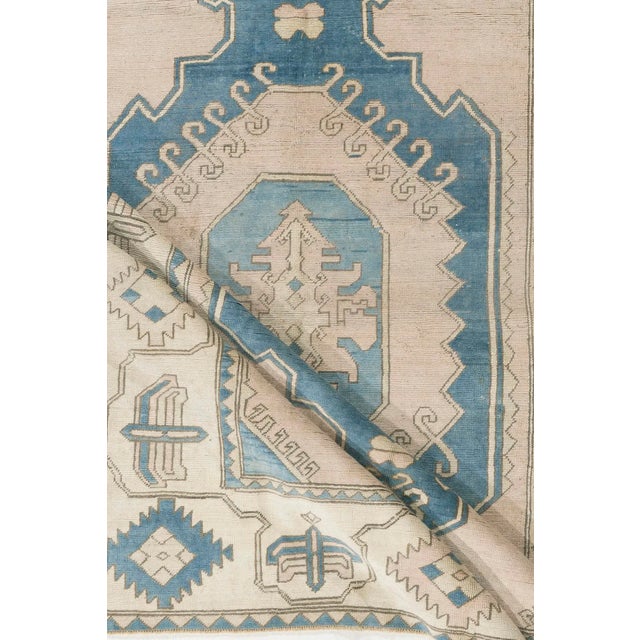 Vintage Circa 1940 Turkish Oushak Rug 7'5 X 10'4 For Sale - Image 9 of 10