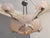 Art Deco Chandelier in Salmon-Colored Sandblasted and Polished Clear Glass from Muller Frères For Sale - Image 16 of 18