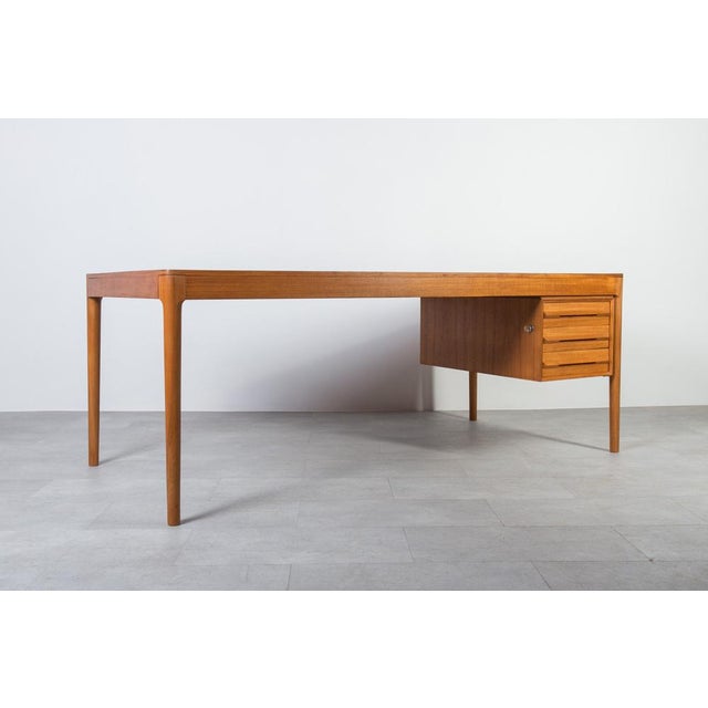 Mid-Century Modern Teak Desk by Torbjørn Afdal for Bruksbo, 1960s For Sale - Image 14 of 17