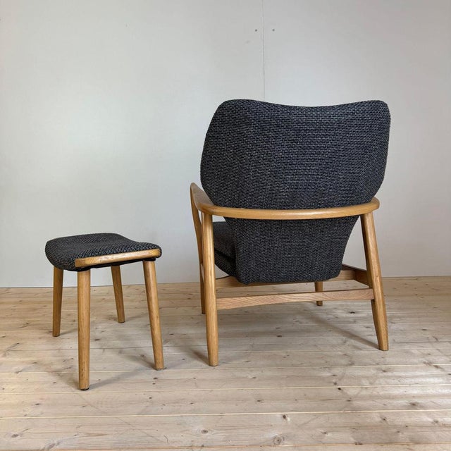 1960s Vintage Danish Chair in Oak, 1960 For Sale - Image 5 of 7