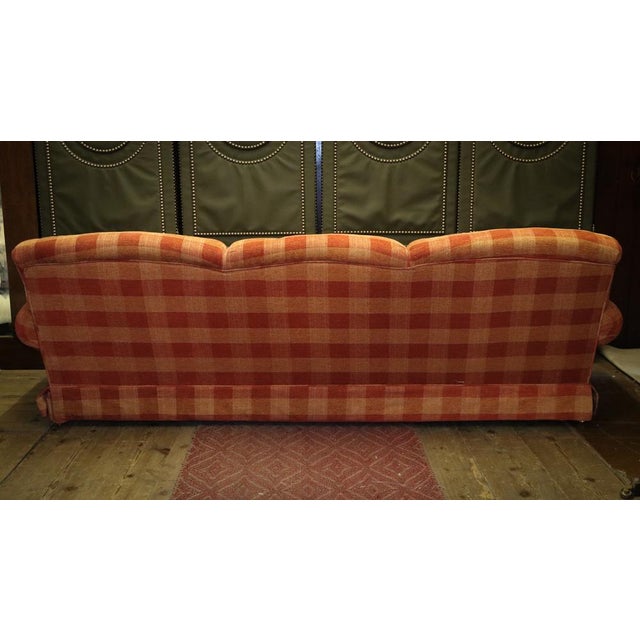 Large Gingham Three-Seater Sofa by George Smith, 2010s For Sale - Image 12 of 18