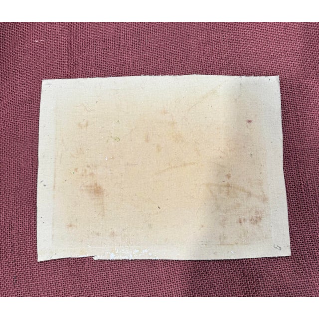 Oil Painting 1950s Loose Signed 8x11 From Italy Signed By Artist Excellent condition Signed by Artist This product is an...