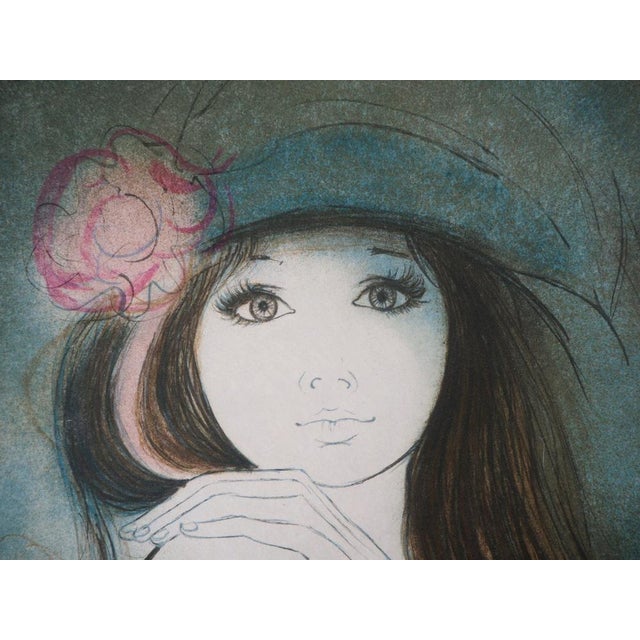 Bernard Charoy, Sophie au ruban, Lithograph For Sale - Image 6 of 7